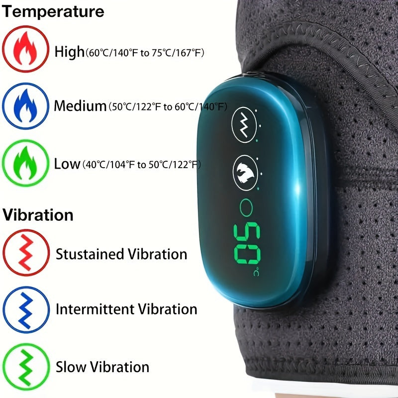 ShoulderEase Cordless Electric Shoulder Massager with Heat & Vibration Therapy